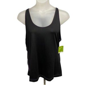 Gap Body Loose Fitting Black Athletic Tank Top Size XXL NEW